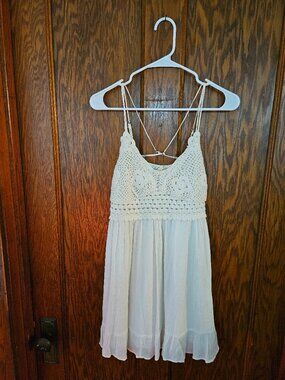 Aeropostale Mauve Crochet Dress  SZ S